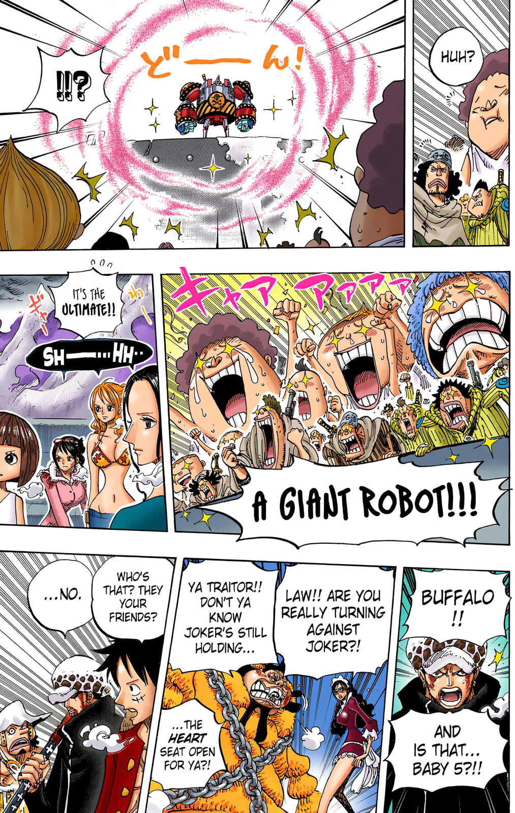Read One Piece (Colored) chapter 695 image 7 on Lezhin