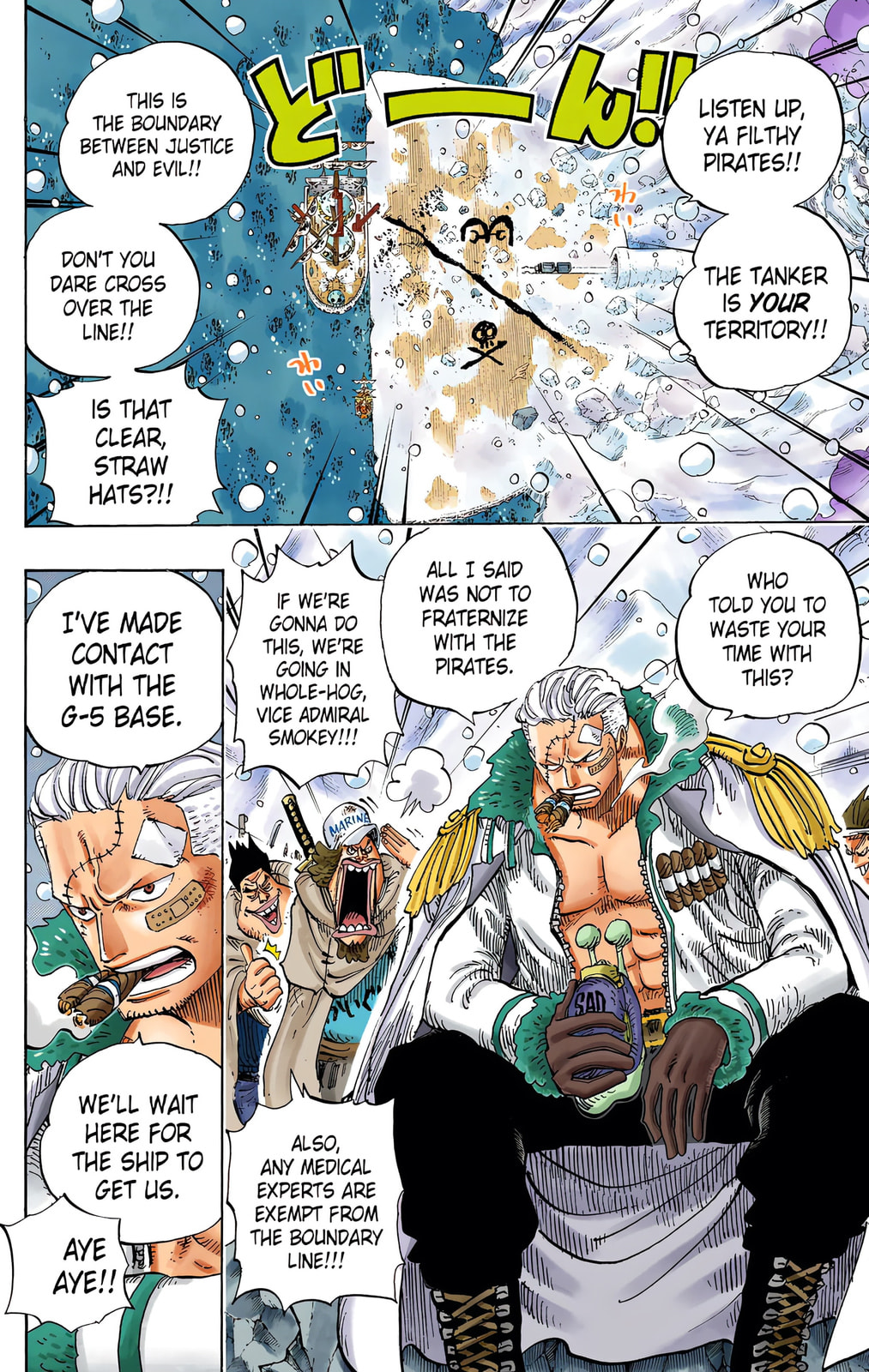 Read One Piece (Colored) chapter 696 image 1 on Lezhin