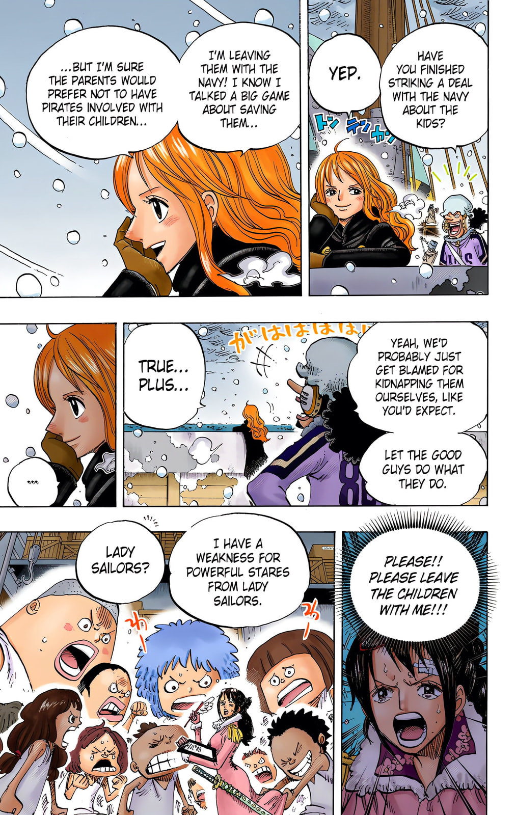 Read One Piece (Colored) chapter 696 image 10 on Lezhin