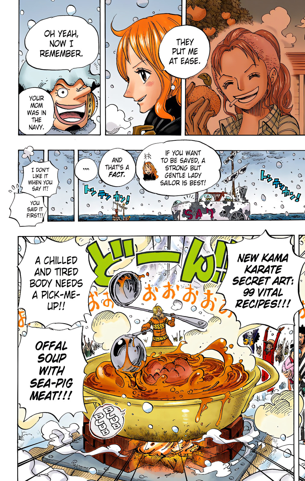Read One Piece (Colored) chapter 696 image 11 on Lezhin