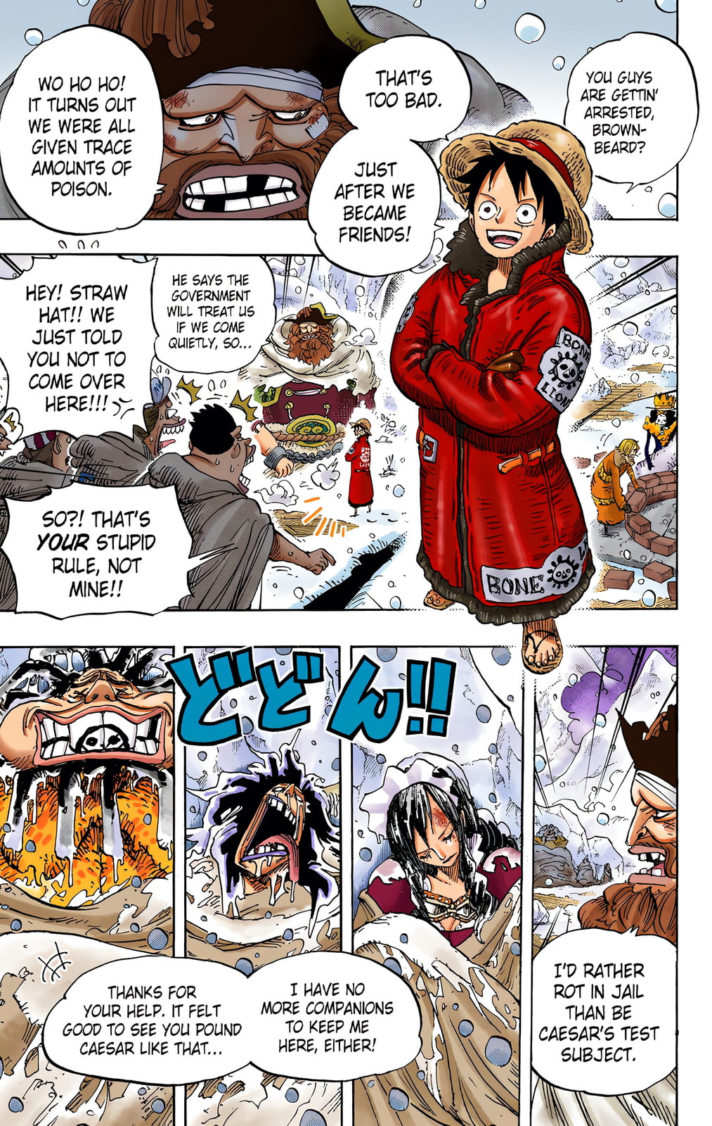 Read One Piece (Colored) chapter 696 image 2 on Lezhin