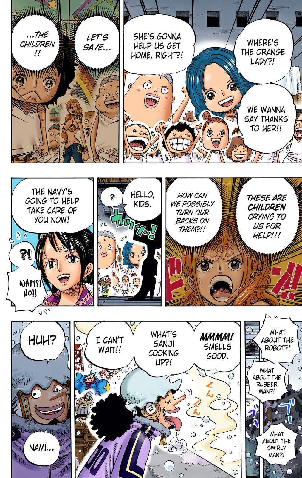 Read One Piece (Colored) chapter 696 image 9 on Lezhin