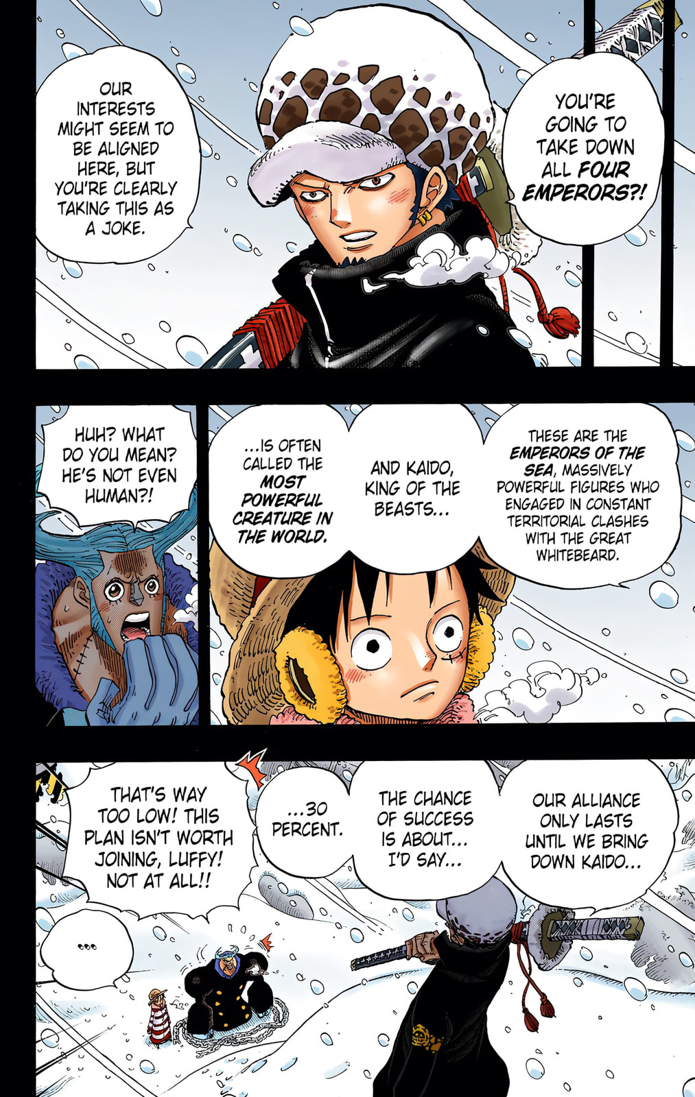 Read One Piece (Colored) chapter 697 image 1 on Lezhin