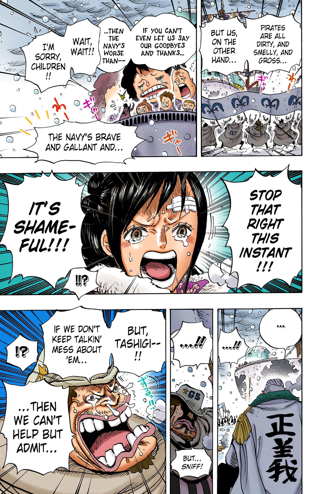 Read One Piece (Colored) chapter 697 image 8 on Lezhin