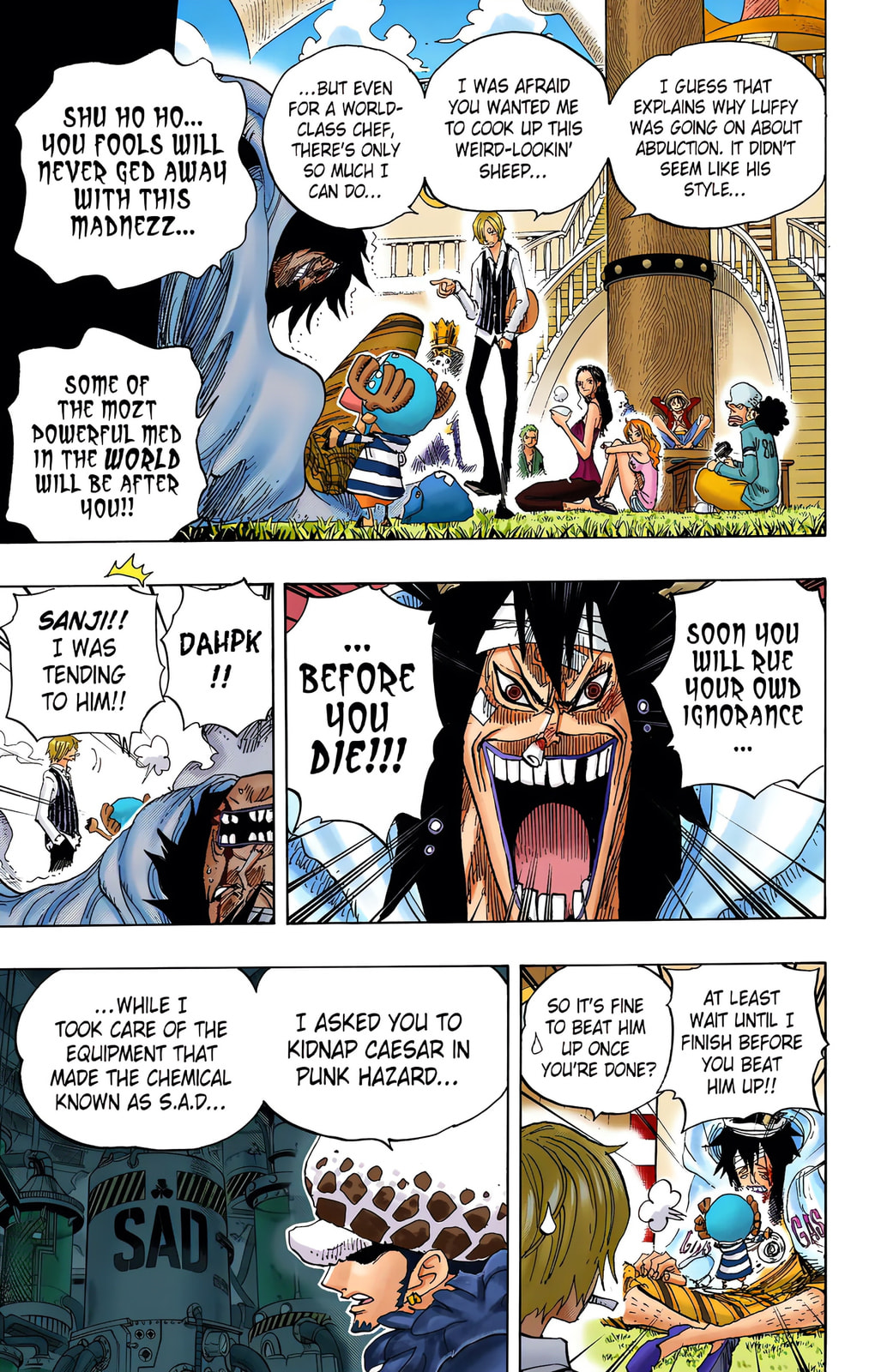 Read One Piece (Colored) chapter 698 image 12 on Lezhin