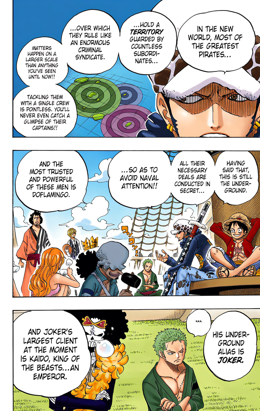 Read One Piece (Colored) chapter 698 image 13 on Lezhin