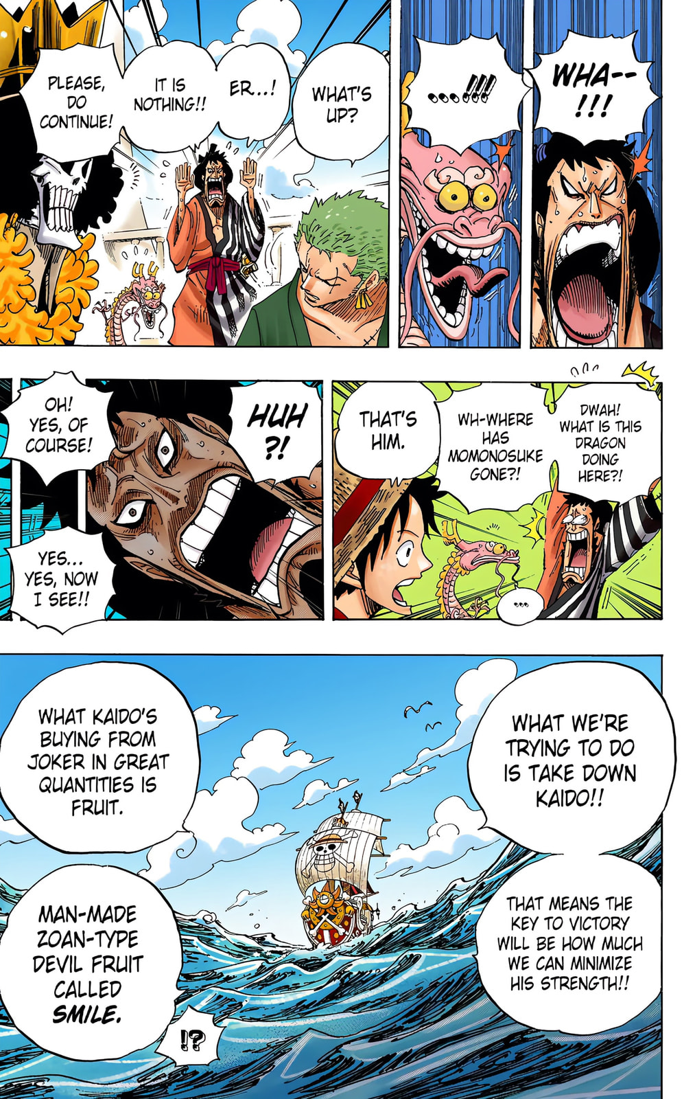 Read One Piece (Colored) chapter 698 image 14 on Lezhin