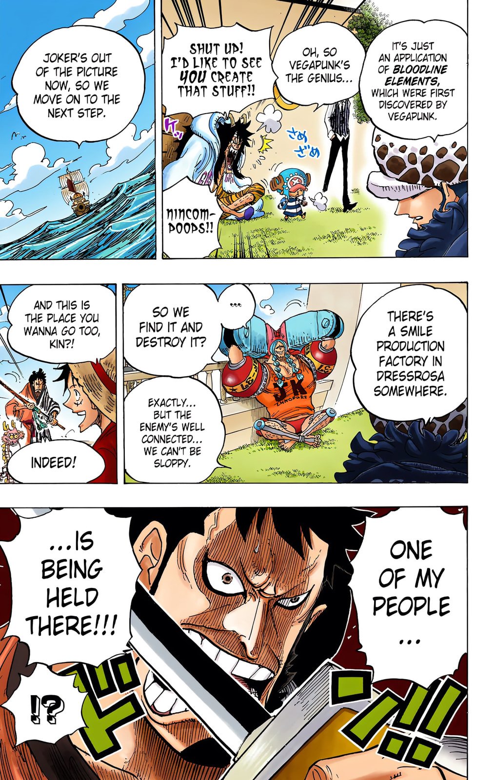 Read One Piece (Colored) chapter 698 image 16 on Lezhin