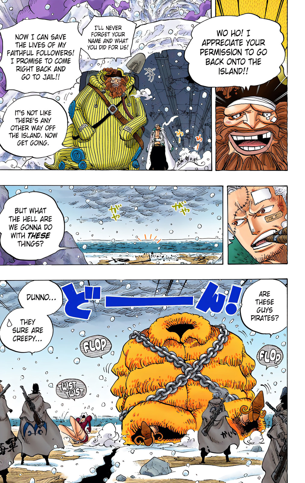 Read One Piece (Colored) chapter 698 image 2 on Lezhin