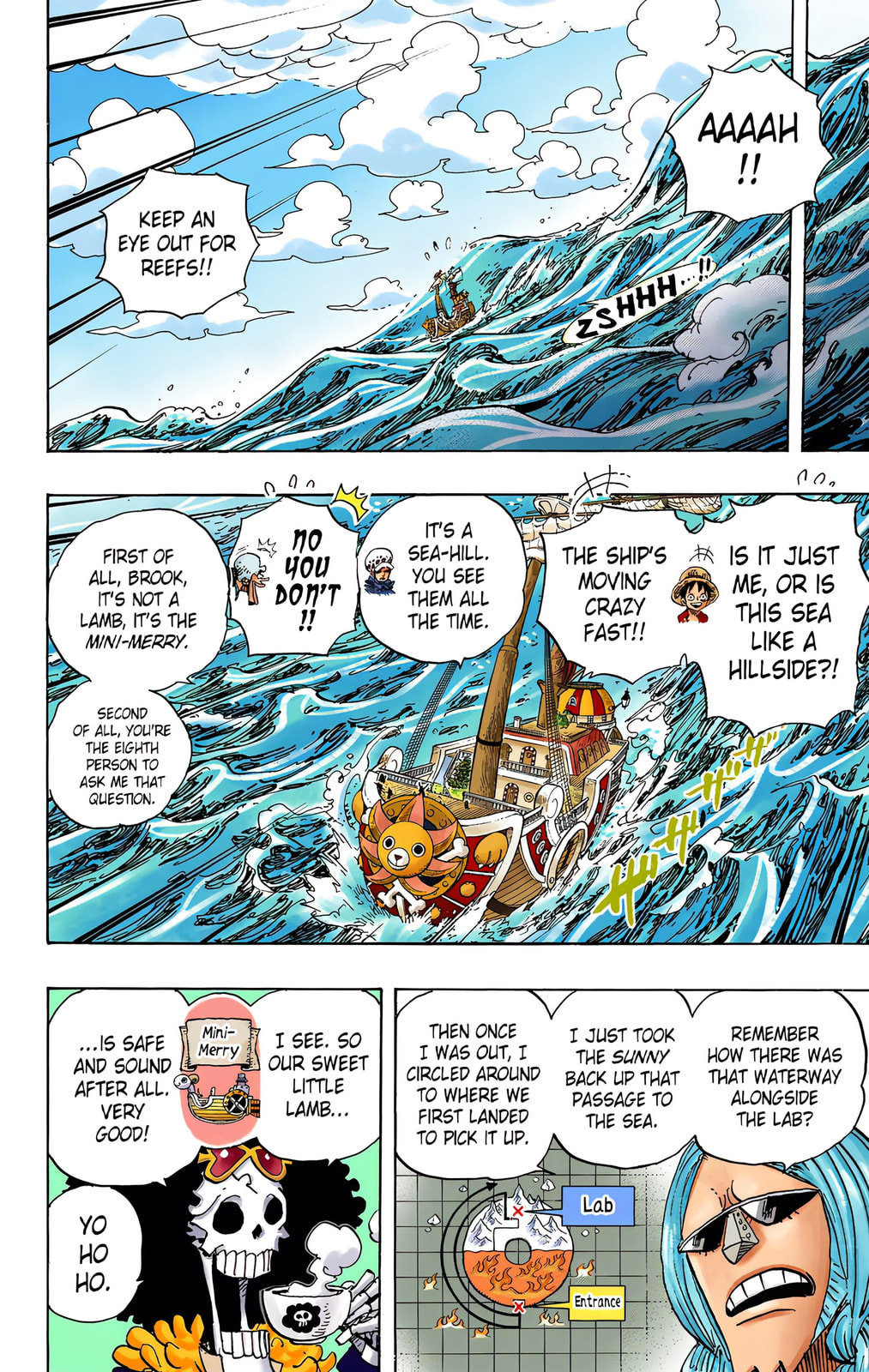 Read One Piece (Colored) chapter 698 image 9 on Lezhin