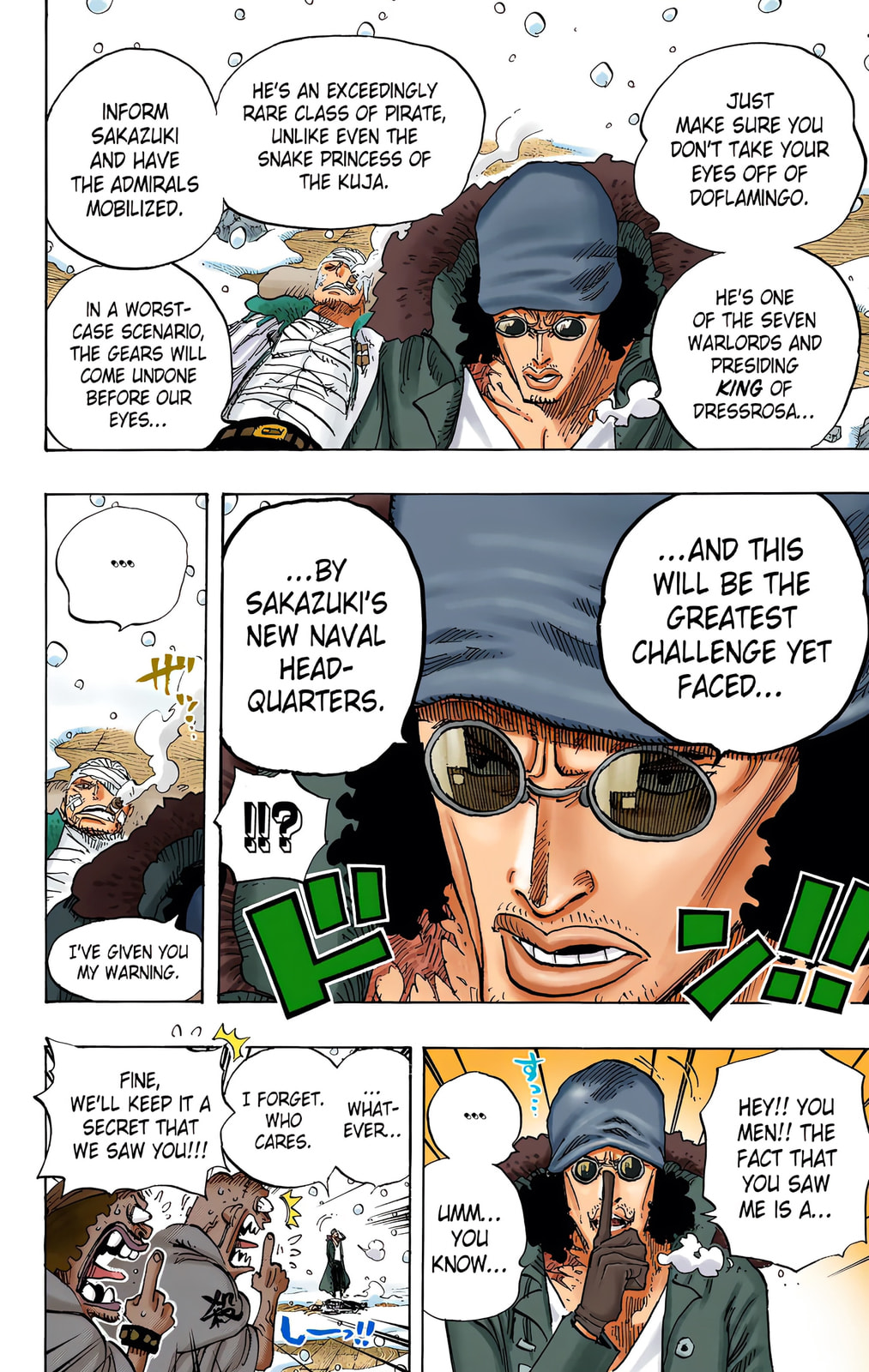 Read One Piece (Colored) chapter 699 image 9 on Lezhin