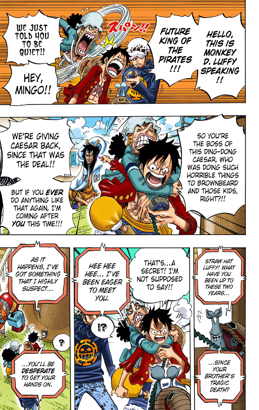 Read One Piece (Colored) chapter 700 image 4 on Lezhin