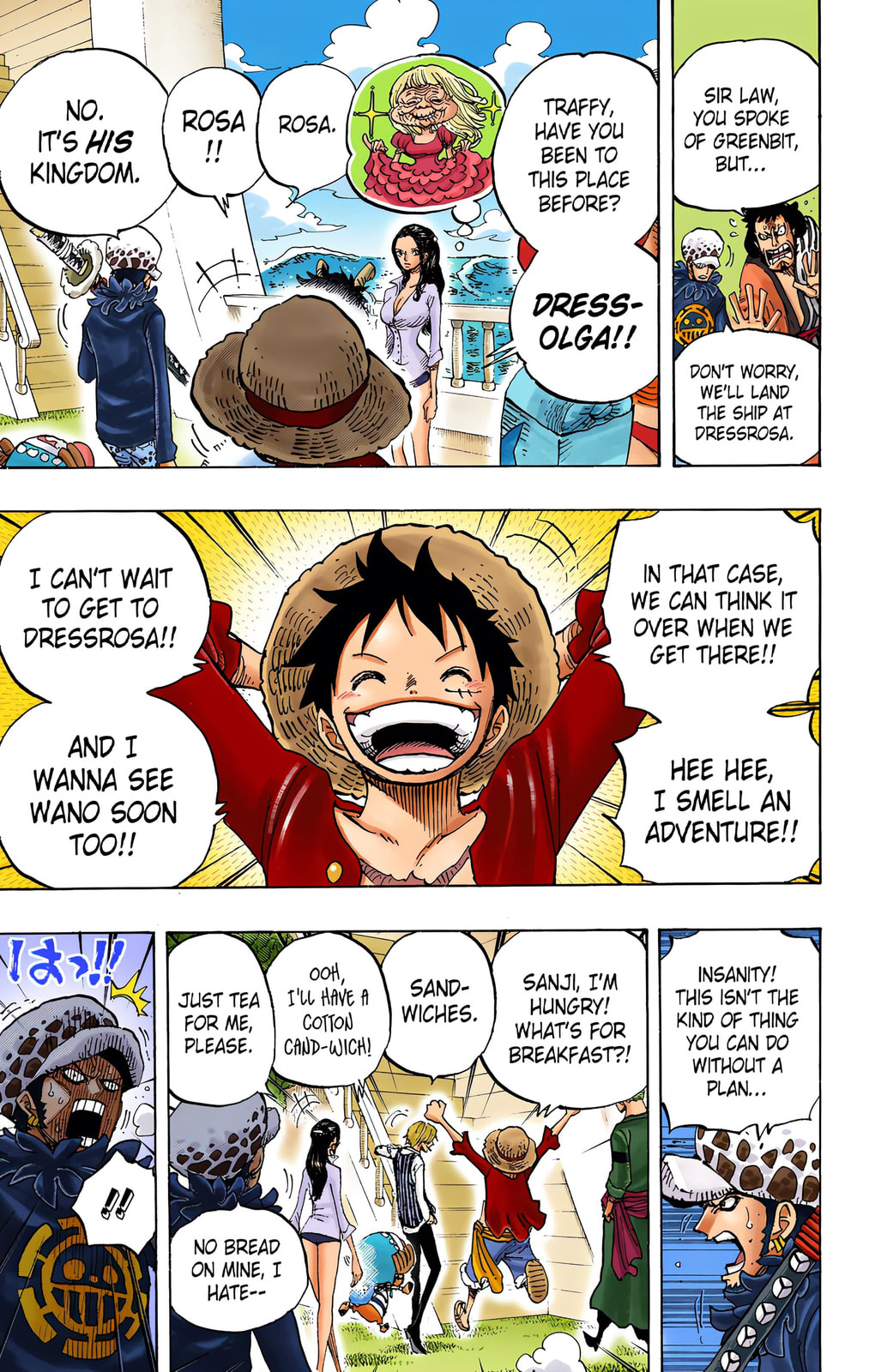 Read One Piece (Colored) chapter 700 image 8 on Lezhin