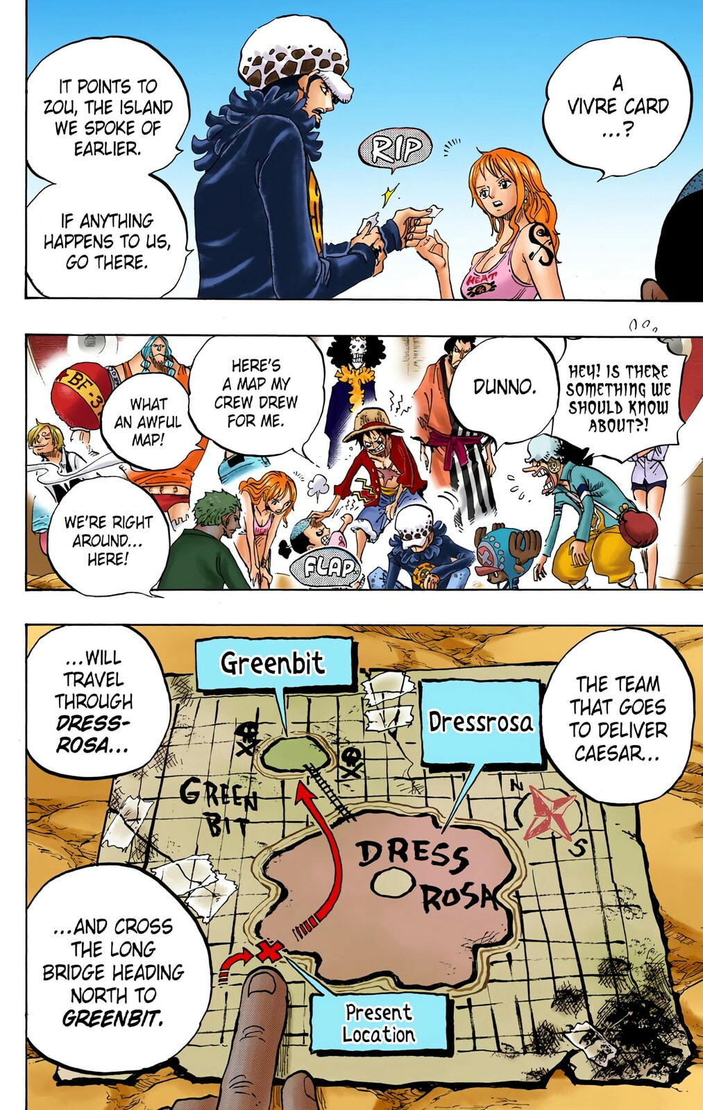 Read One Piece (Colored) chapter 701 image 5 on Lezhin