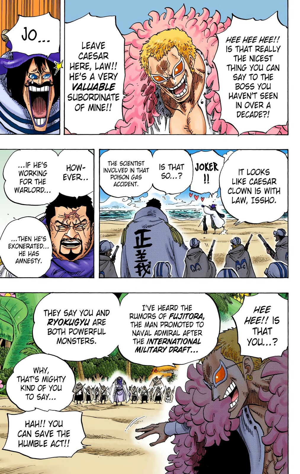 Read One Piece (Colored) chapter 713 image 2 on Lezhin