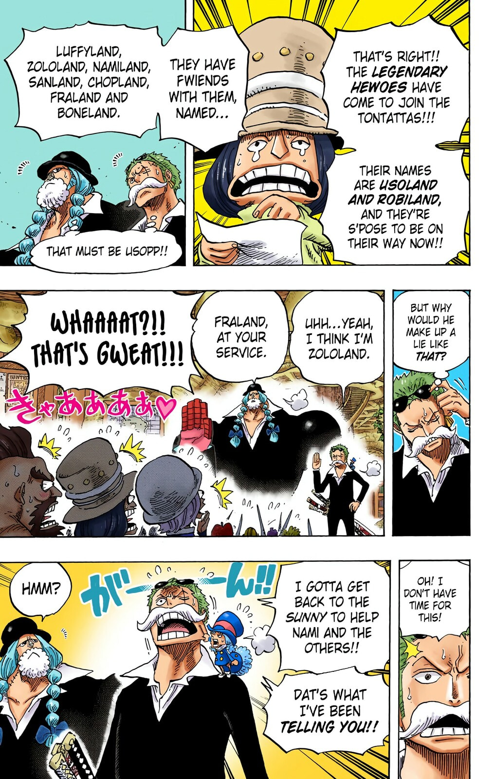 Read One Piece (Colored) chapter 718 image 8 on Lezhin