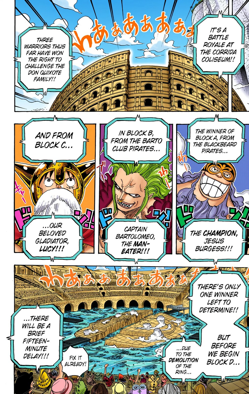 Read One Piece (Colored) chapter 720 image 1 on Lezhin