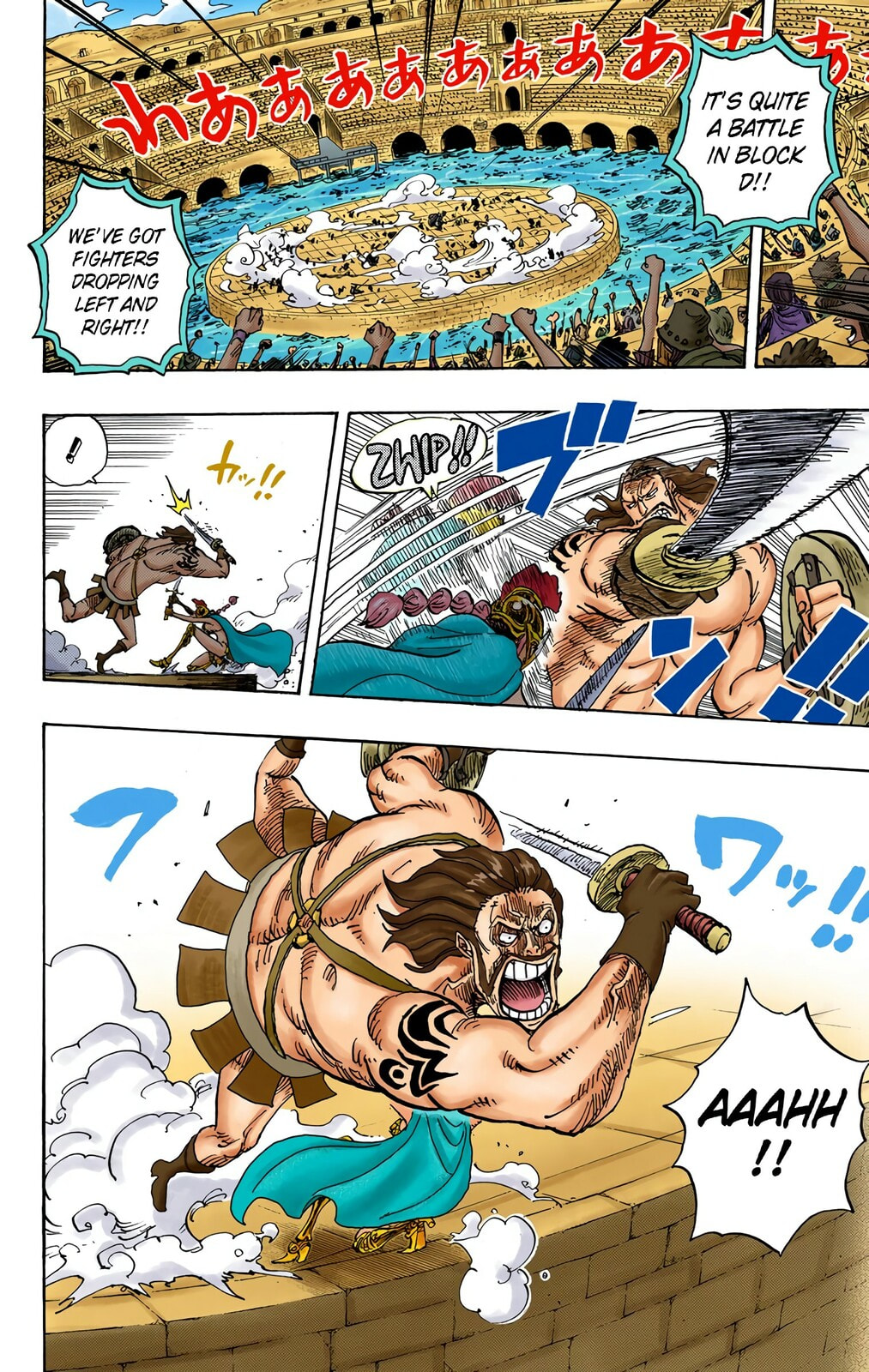 Read One Piece (Colored) chapter 725 image 8 on Lezhin