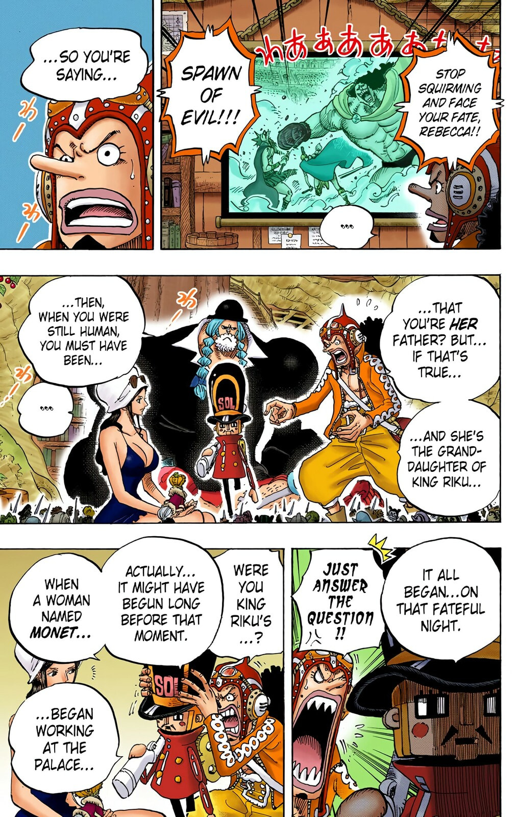Read One Piece (Colored) chapter 727 image 2 on Lezhin