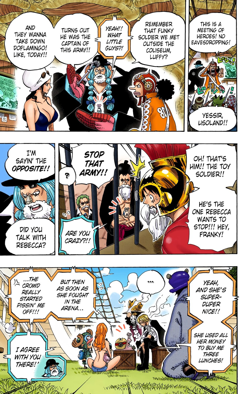 Read One Piece (Colored) chapter 729 image 10 on Lezhin