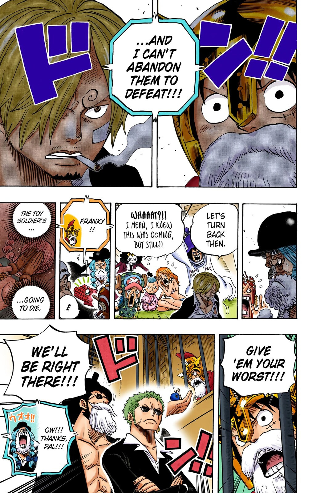Read One Piece (Colored) chapter 729 image 12 on Lezhin