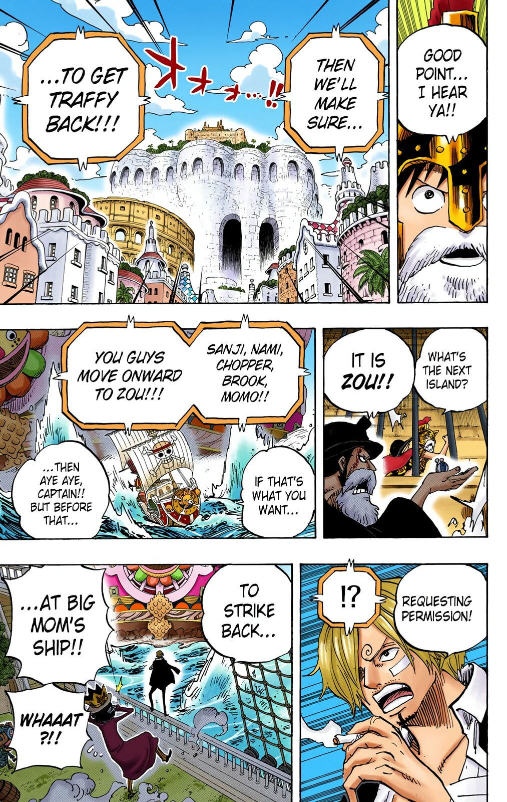 Read One Piece (Colored) chapter 730 image 14 on Lezhin