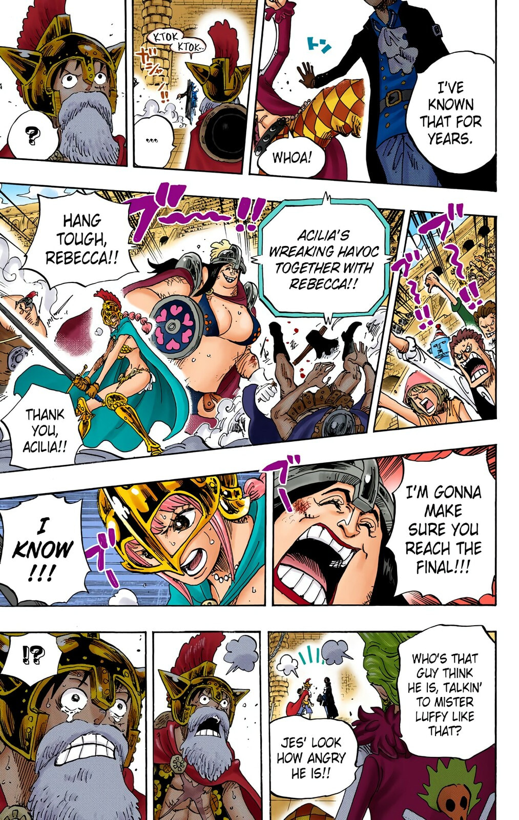 Read One Piece (Colored) chapter 731 image 14 on Lezhin