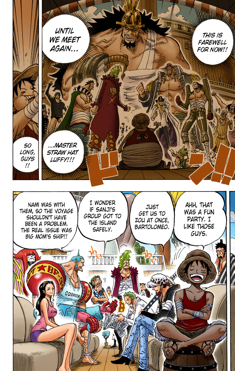 Read One Piece (Colored) chapter 801 image 12 on Lezhin