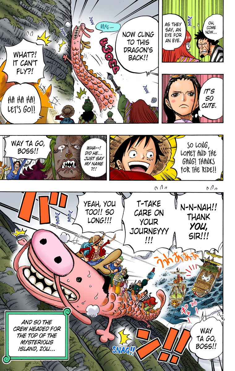 Read One Piece (Colored) chapter 803 image 4 on Lezhin