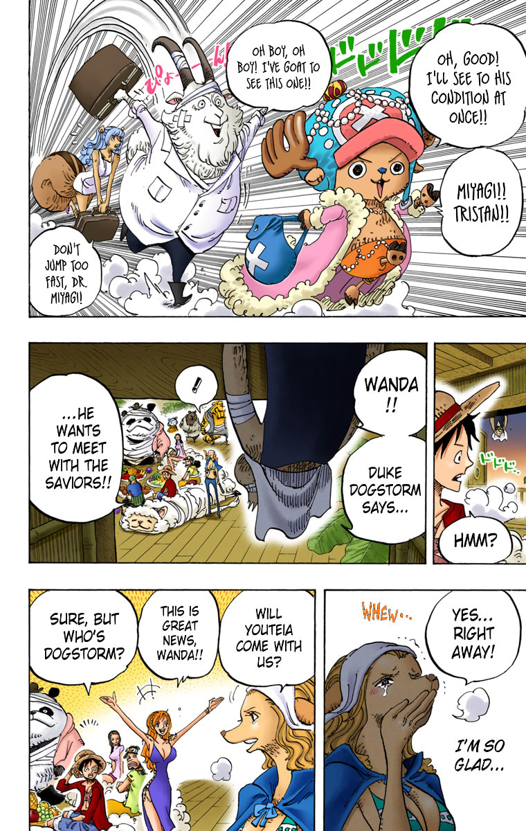 Read One Piece (Colored) chapter 807 image 12 on Lezhin