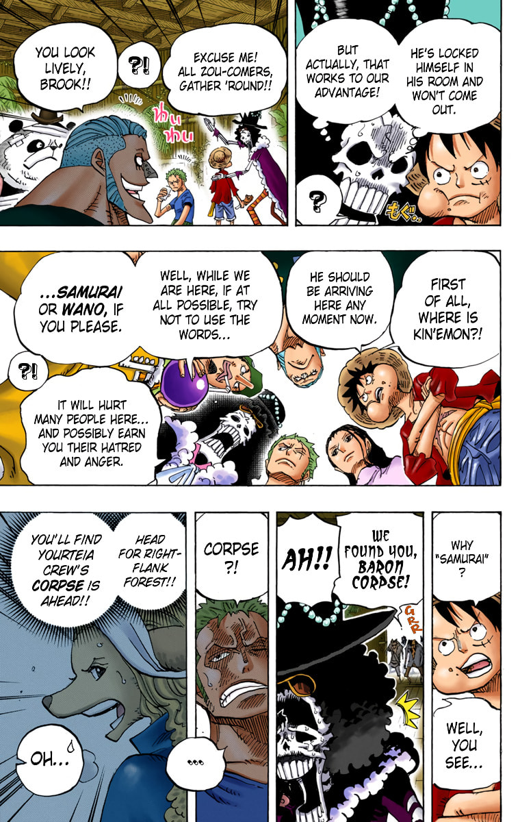 Read One Piece (Colored) chapter 807 image 3 on Lezhin