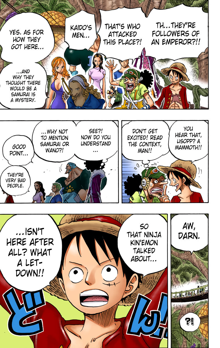 Read One Piece (Colored) chapter 808 image 9 on Lezhin