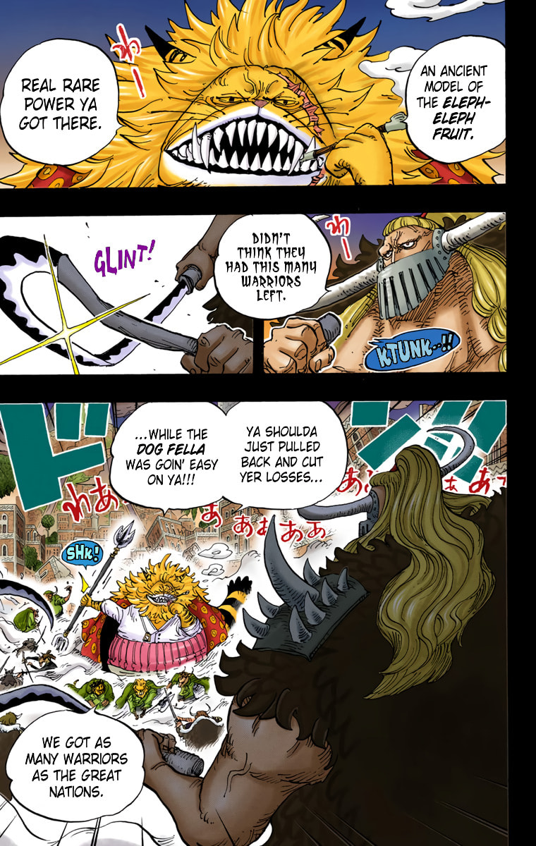 Read One Piece (Colored) chapter 810 image 2 on Lezhin