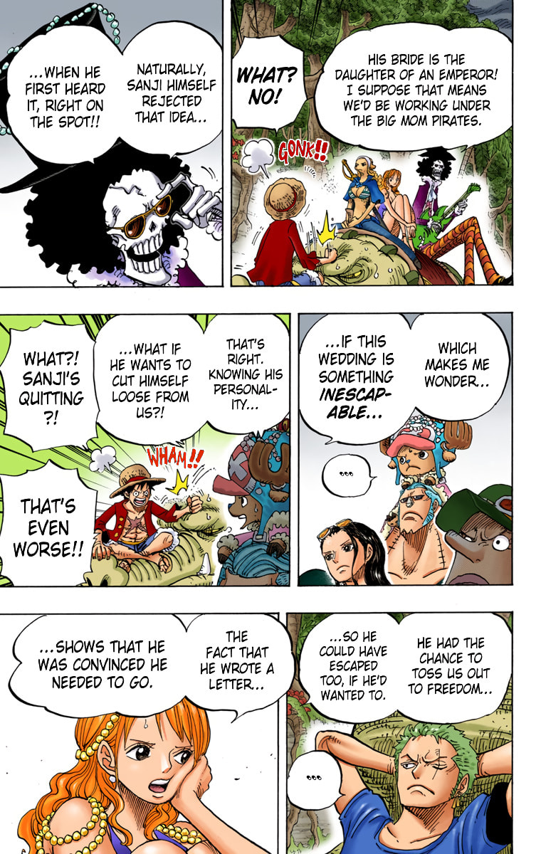Read One Piece (Colored) chapter 814 image 4 on Lezhin
