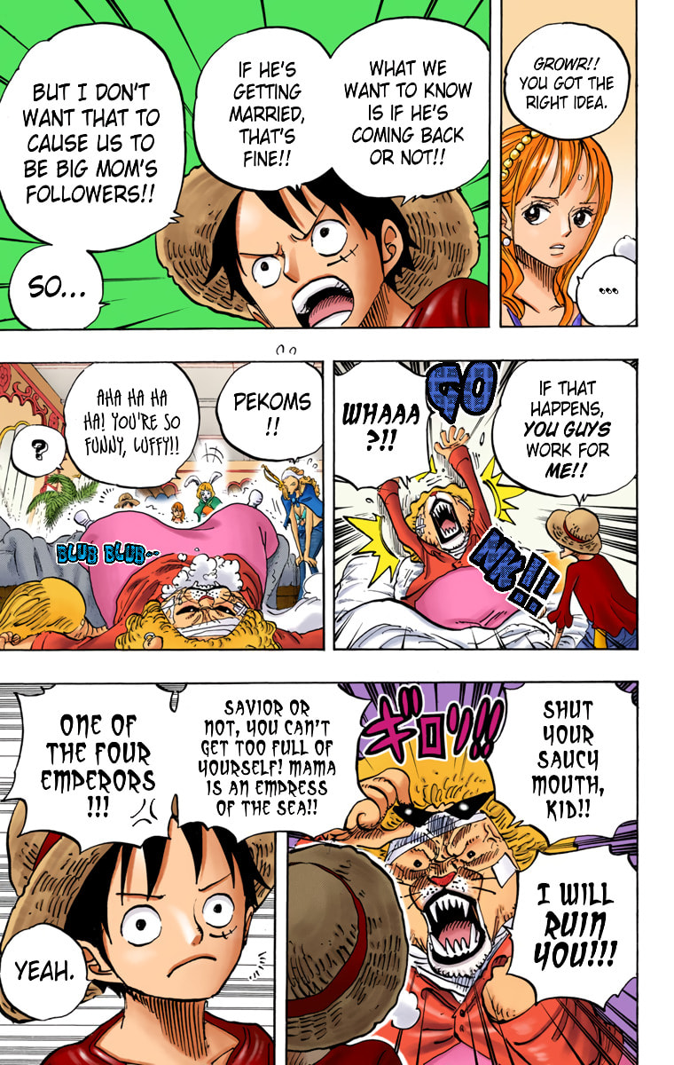 Read One Piece (Colored) chapter 815 image 2 on Lezhin