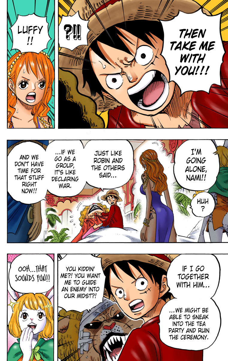 Read One Piece (Colored) chapter 815 image 7 on Lezhin