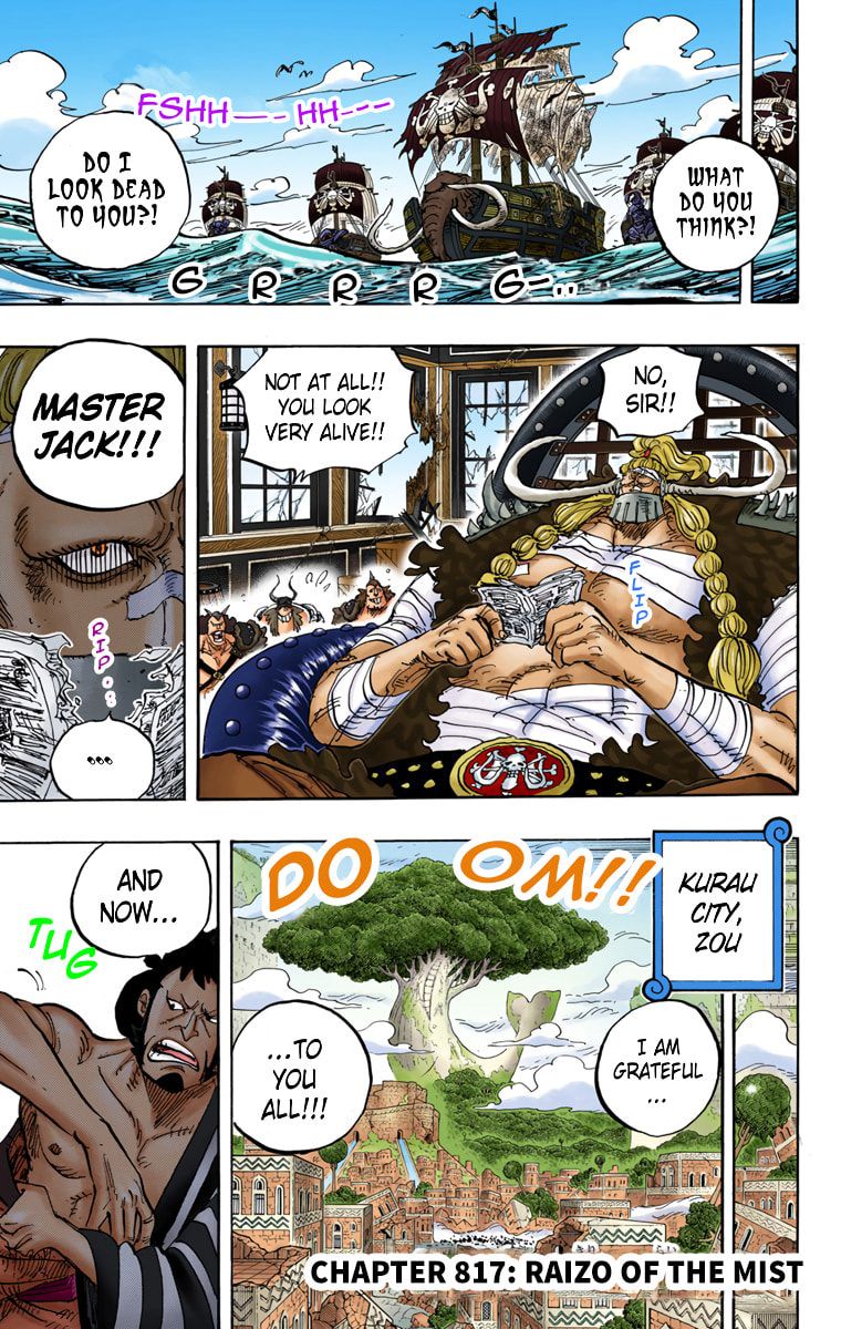 Read One Piece (Colored) chapter 817 image 3 on Lezhin