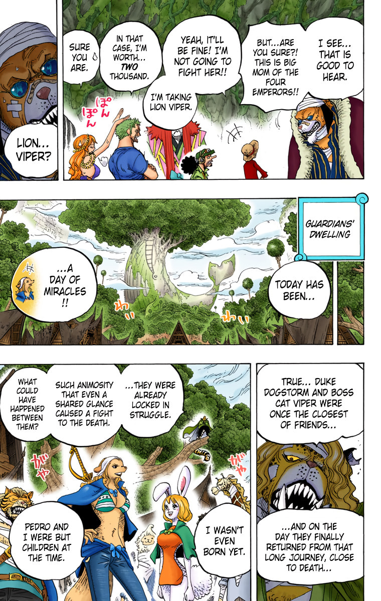 Read One Piece (Colored) chapter 819 image 15 on Lezhin