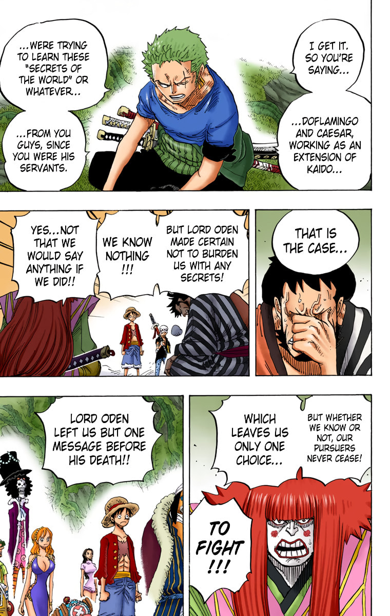 Read One Piece (Colored) chapter 819 image 3 on Lezhin