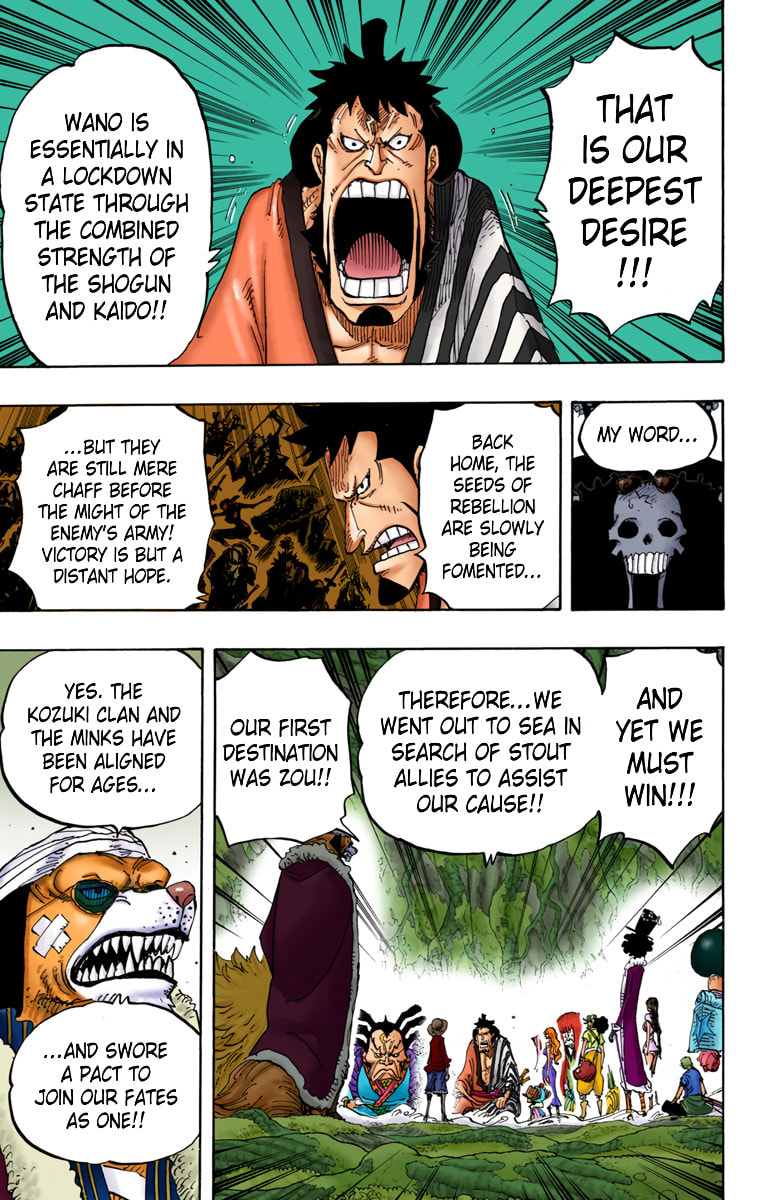 Read One Piece (Colored) chapter 819 image 5 on Lezhin