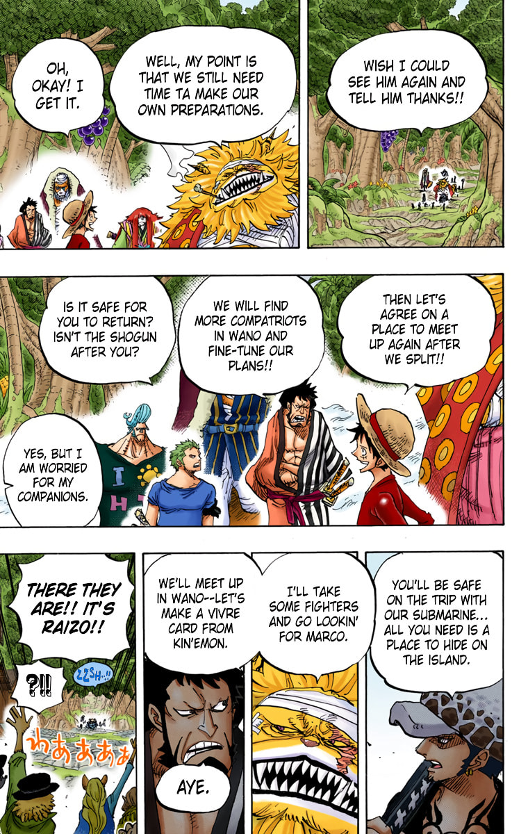 Read One Piece (Colored) chapter 820 image 12 on Lezhin
