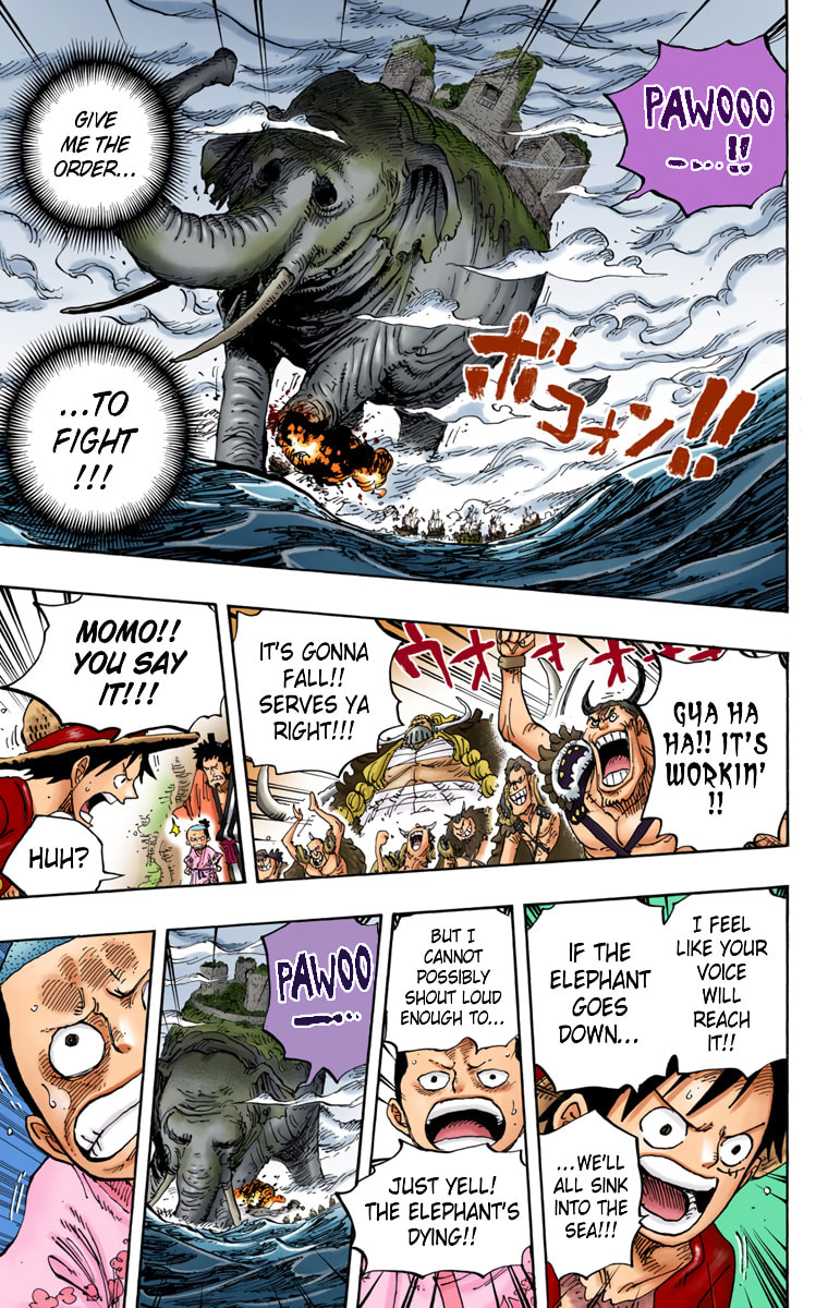 Read One Piece (Colored) chapter 821 image 10 on Lezhin