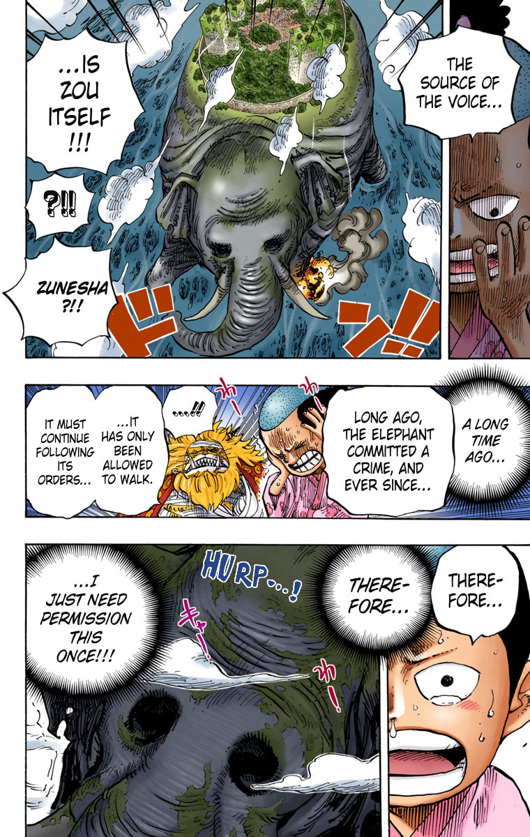 Read One Piece (Colored) chapter 821 image 9 on Lezhin