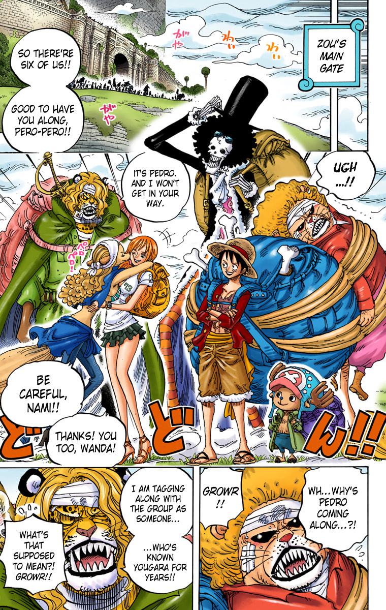 Read One Piece (Colored) chapter 822 image 12 on Lezhin