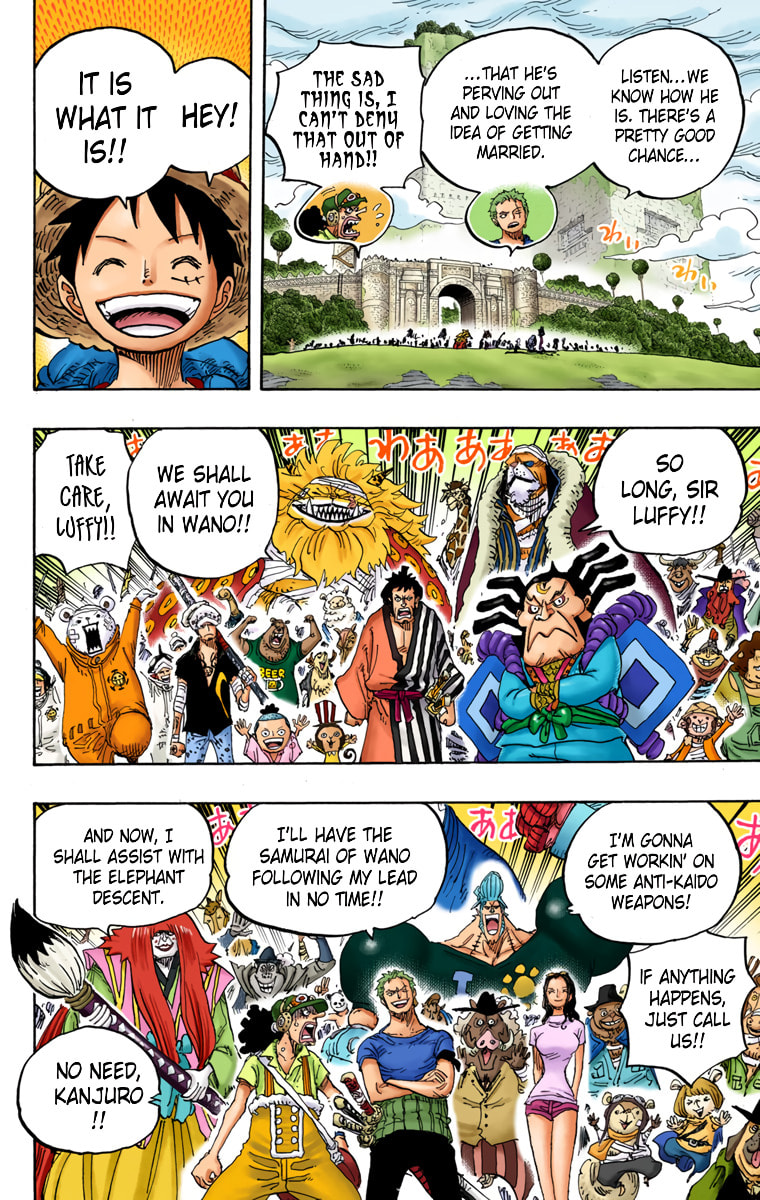 Read One Piece (Colored) chapter 822 image 13 on Lezhin