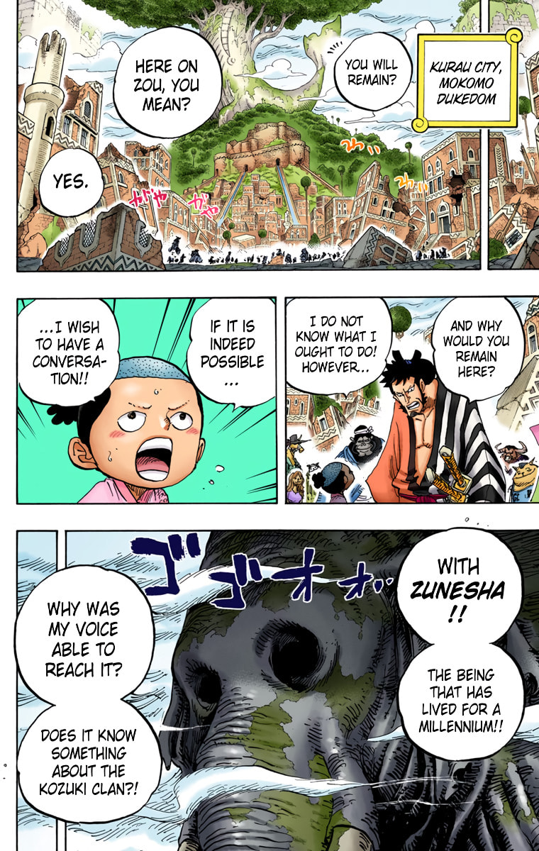 Read One Piece (Colored) chapter 822 image 3 on Lezhin