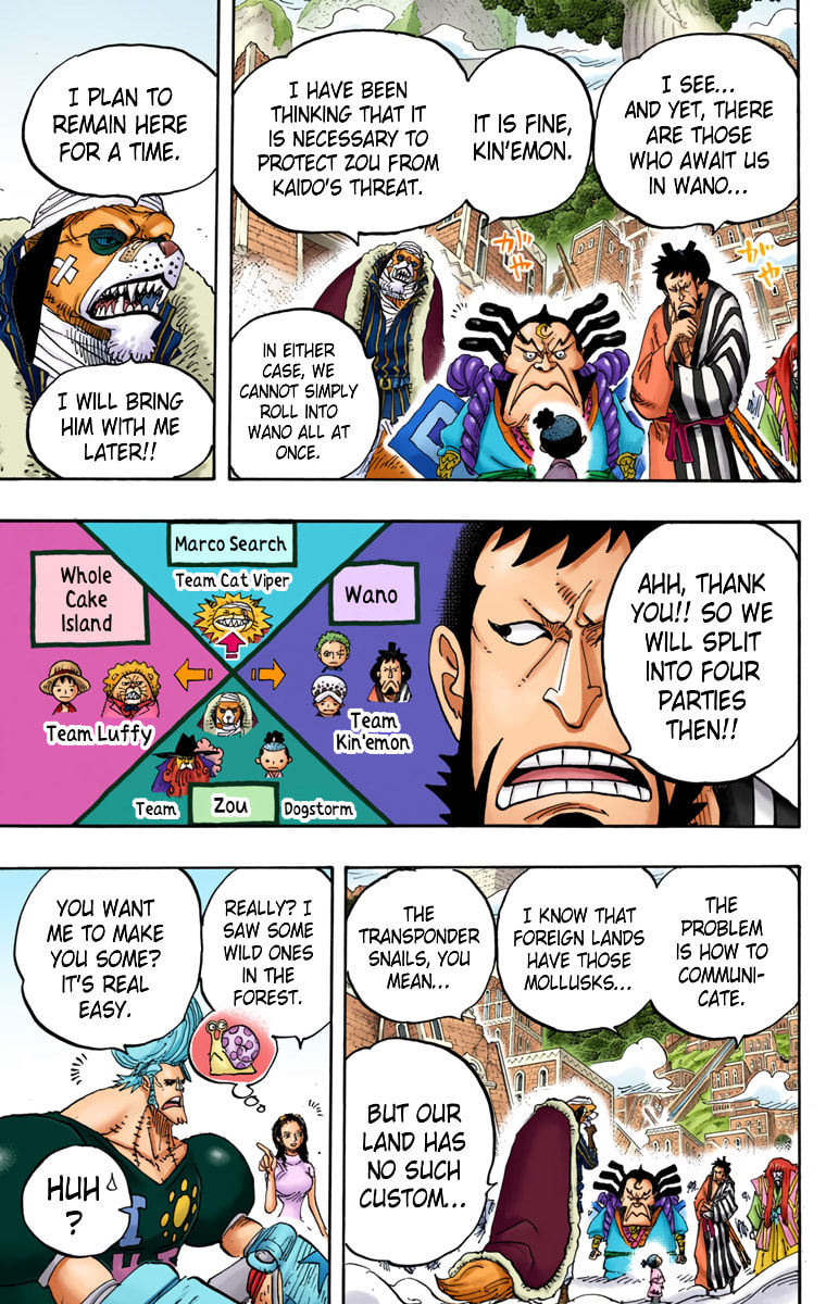 Read One Piece (Colored) chapter 822 image 4 on Lezhin