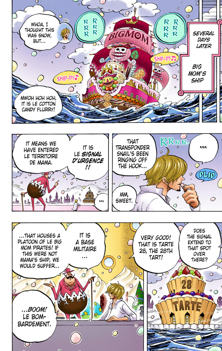 Read One Piece (Colored) chapter 824 image 15 on Lezhin