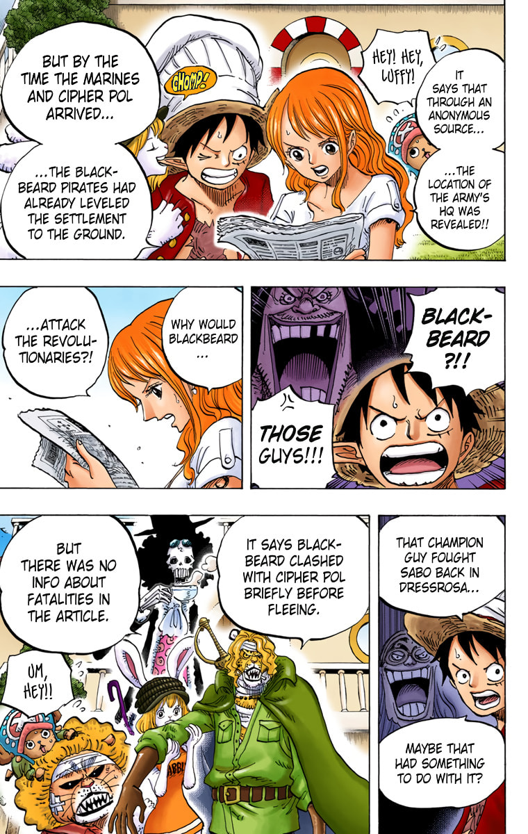 Read One Piece (Colored) chapter 824 image 4 on Lezhin