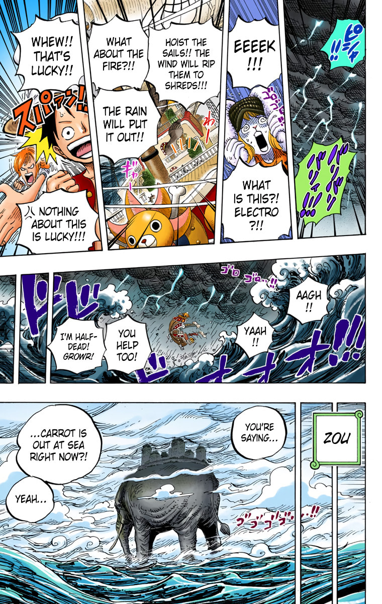Read One Piece (Colored) chapter 824 image 6 on Lezhin